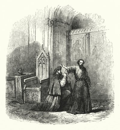 Illustration til operaen La Juive af Fromental Halevy (gravering) af English School