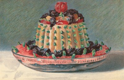 Imperial Tipsy Cake (farvelitografi) af English School