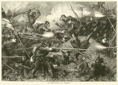 I slaget ved St. Quentin, januar 1871 af English School