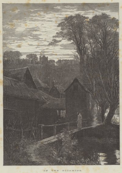 In the Gloaming (gravering) af English School