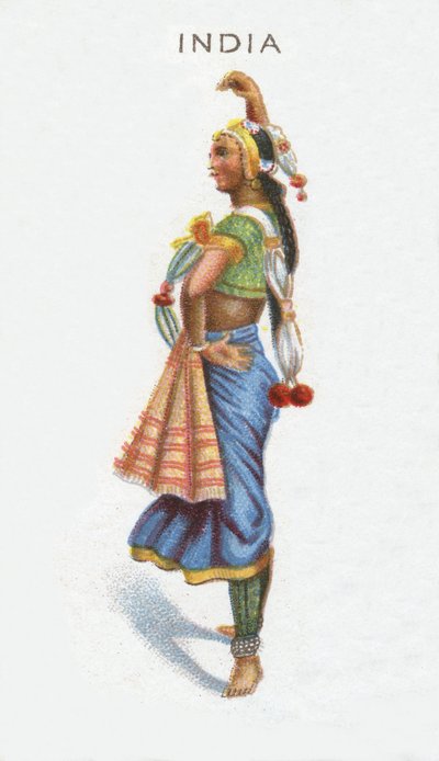 Indien, cigaretkort, 1915 af English School