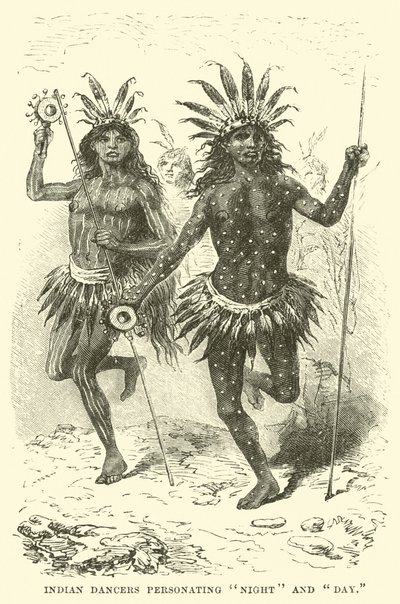 Indiske dansere med Nat og Dag af English School