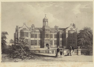 Ingestrie, Staffordshire (gravering) af English School