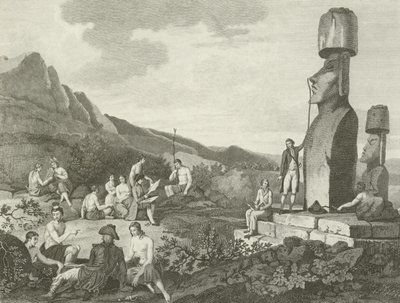 Påskeøens indbyggere og monumenter af English School