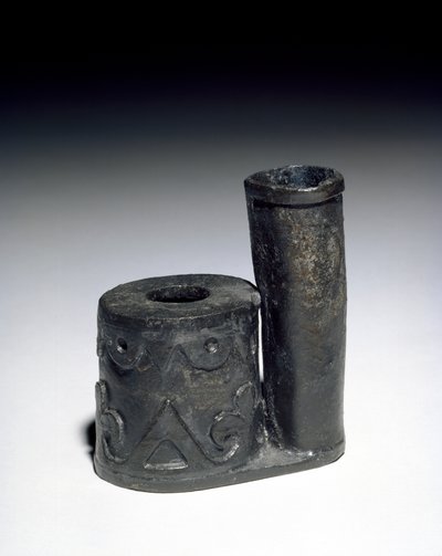 Blækhus med penneholder, 1600-tallet (tin) af English School