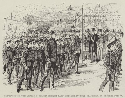 Inspektion der London Diocesan Church Lads