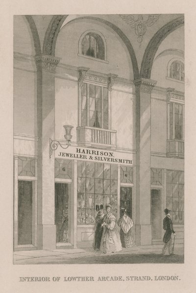 Interiør af Lowther Arcade af English School