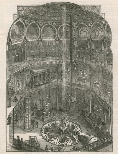 Interiør af Panopticon, Leicester Square, London af English School