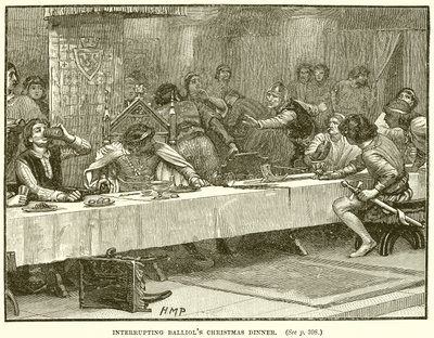 Afbryder Balliols julemiddag af English School