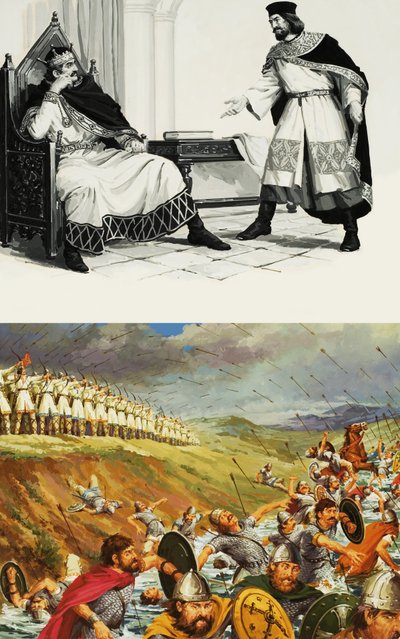 Invadere England; Massakren i Varaville af English School