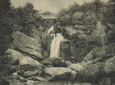 Inversnaid Falls, Loch Lomond (chromolitho) af English School