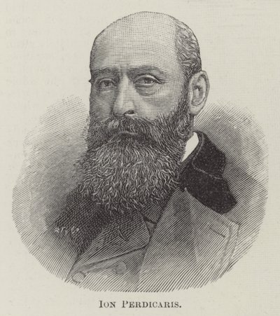 Ion Perdicaris (gravering) af English School