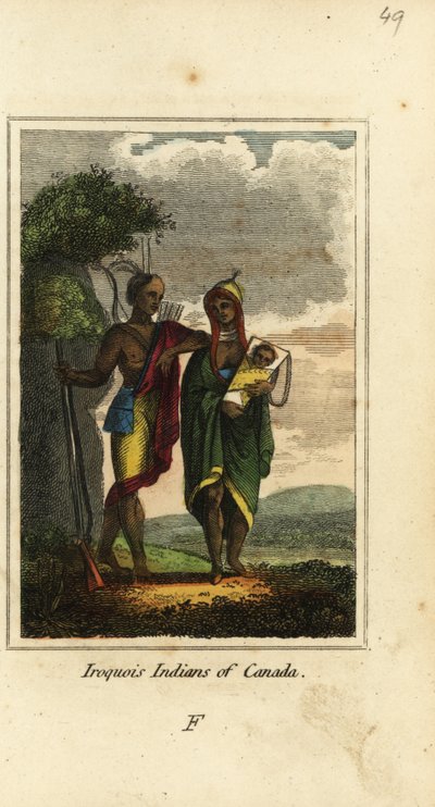 Iroquois-indianere i Canada af English School