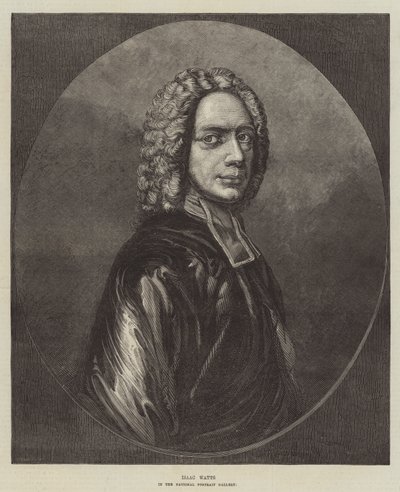 Isaac Watts, i National Portrait Gallery (gravering) af English School