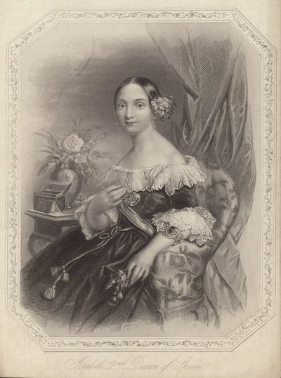 Isabella II af Spanien af English School