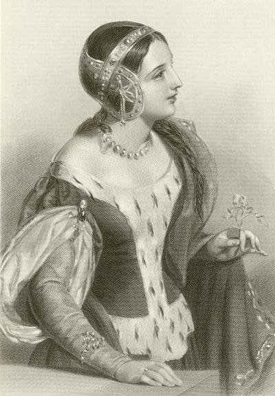 Isabella af Frankrig, dronning af kong Edward II af English School