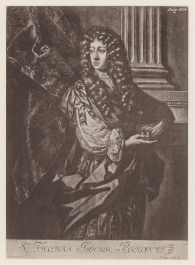 Isham, sir Thomas (litho) af English School
