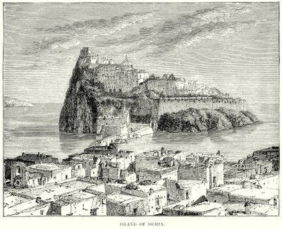 Øen Ischia (kobberstik) af English School