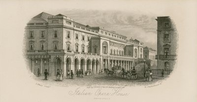 Italian Opera House, Haymarket, London af English School