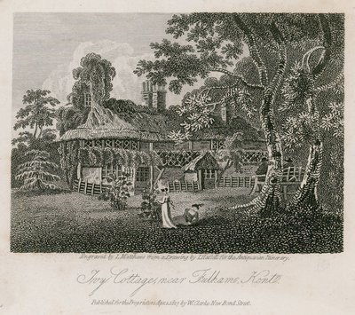Ivy Cottage, nær Fulham, Kent af English School