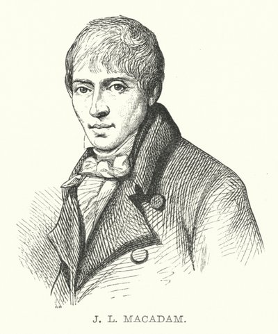 J L MacAdam (gravering) af English School