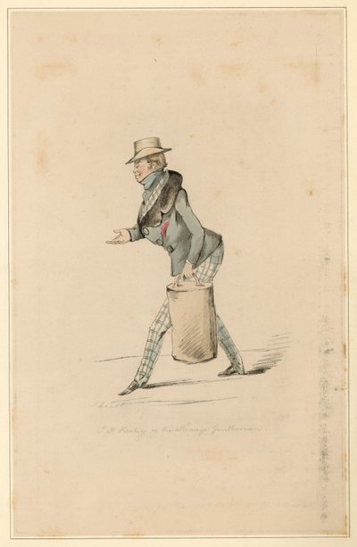 J P Harley som den mærkelige gentleman af English School