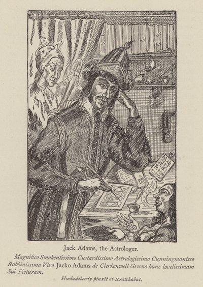 Jack Adams, astrologen (gravering) af English School