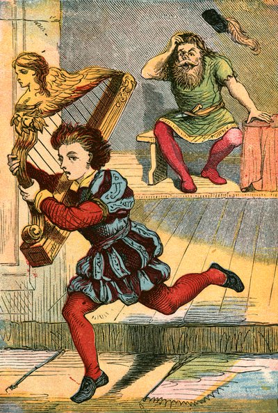 Jack tager den talende harpe af English School