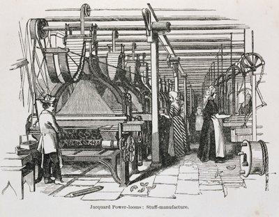 Jacquard Power Looms af English School