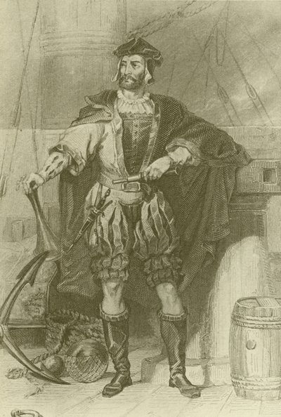 Jacques Cartier (1494-1557, fransk opdagelsesrejsende af English School