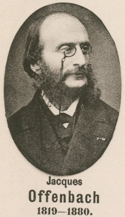 Jacques Offenbach (gravering) af English School