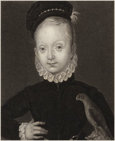 James I af Skotland af English School
