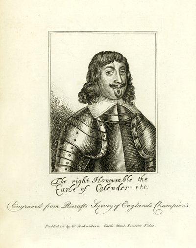 James Levingston, jarl af kalenderen af English School