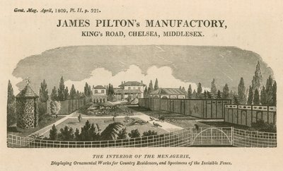 James Piltons Manufactory, Kings Road, Chelsea af English School