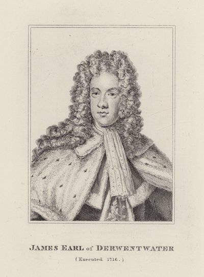 James Radcliffe, jarl af Derwentwater (gravering) af English School
