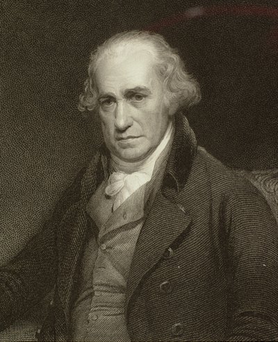 James Watt (1736-1819) af English School