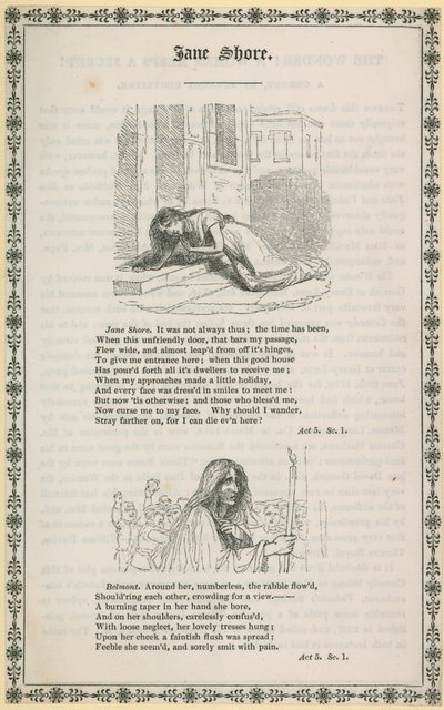 Jane Shore af English School