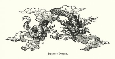 Japansk drage (gravering) af English School