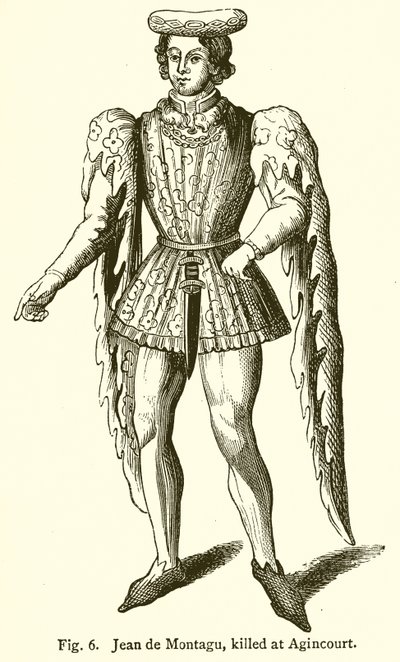 Jean de Montagu, dræbt ved Agincourt af English School