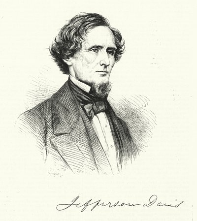 Jefferson Davis (gravering) af English School