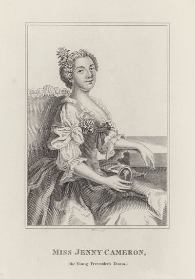 Jenny Cameron, Flora Macdonald (kobberstik) af English School