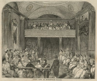 Jenny Lind på Buckingham Palace af English School