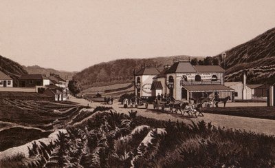 Jersey, Chanel-øerne: Greve de Lecq (litho) af English School