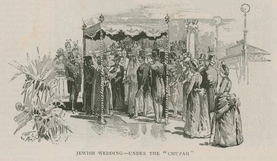 Jødisk bryllup - under Chuppah af English School