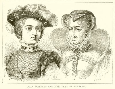 Joan DAlbret og Margaret af Navarra af English School