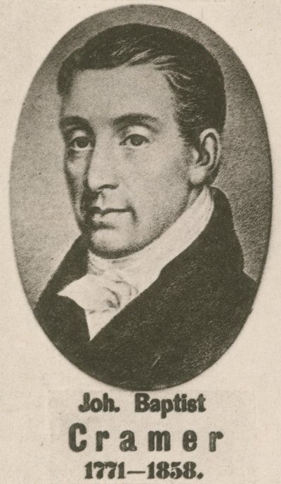 Johann Baptist Cramer (dybtryk) af English School