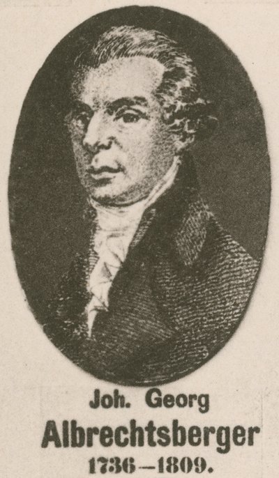 Johann Georg Albrechtsberger (gravering) af English School