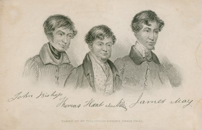 John Bishop, Thomas Head (alias Williams), James May af English School