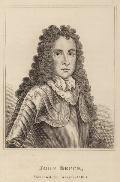 John Bruce, henrettet for forræderi, 1716 af English School