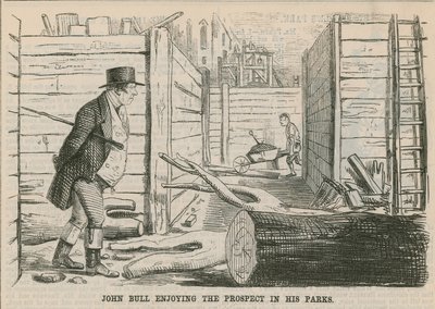 John Bull nyder udsigten i sine parker af English School
